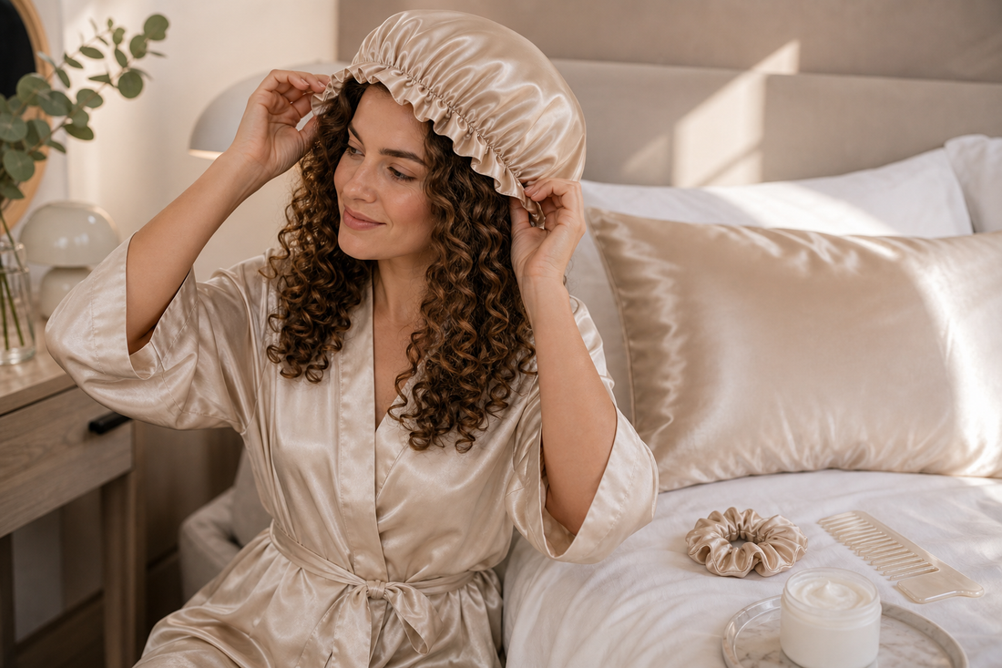 What Is the Best Silk Bonnet for Keeping Curls Defined Overnight?