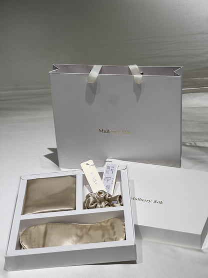 Luxury Mulberry Silk Gift Set – 3-Piece, 19 Momme (SB65)