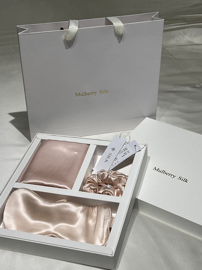 Luxury Mulberry Silk Gift Set – 3-Piece, 19 Momme (SB65)