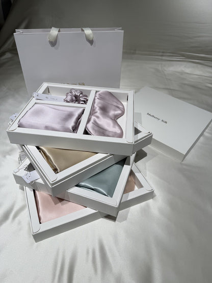 Luxury Mulberry Silk Gift Set – 3-Piece, 19 Momme (SB65)