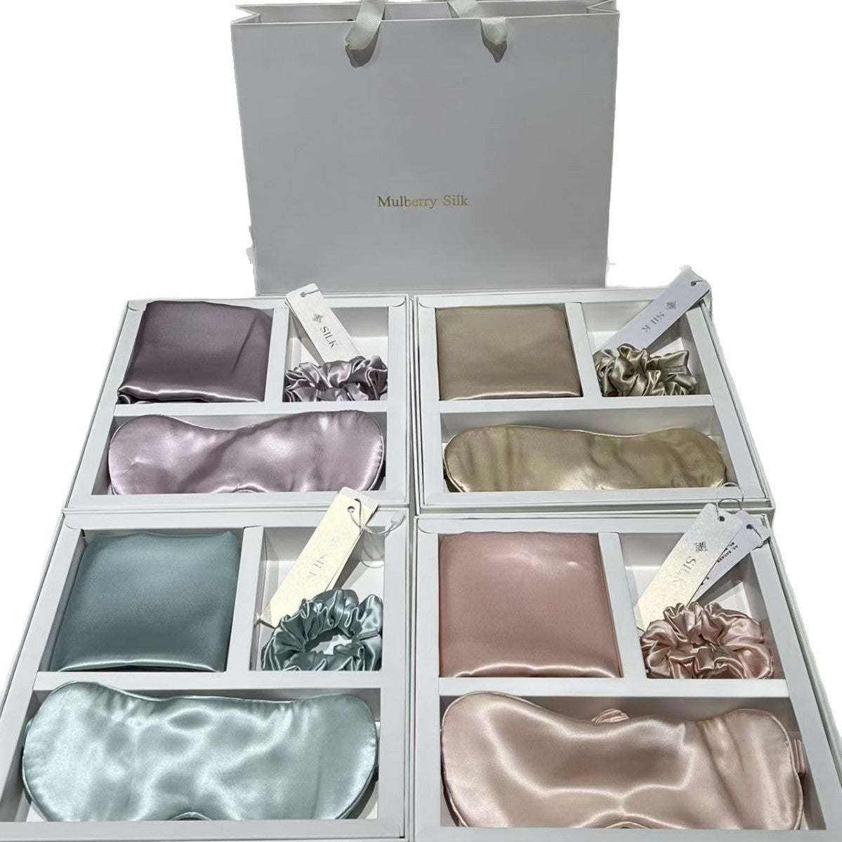 Luxury Mulberry Silk Gift Set – 3-Piece, 19 Momme (SB65)