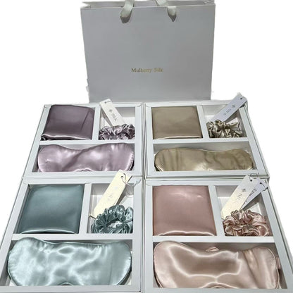 Luxury Mulberry Silk Gift Set – 3-Piece, 19 Momme (SB65)