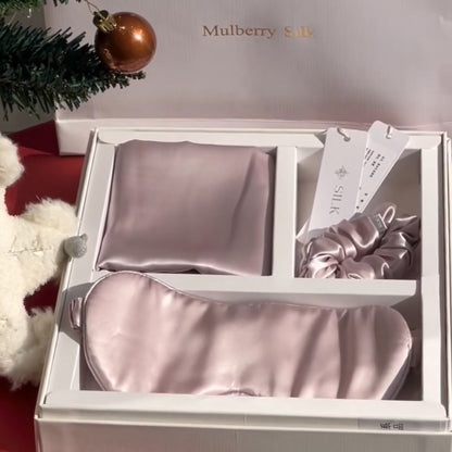 Luxury Mulberry Silk Gift Set – 3-Piece, 19 Momme (SB65)