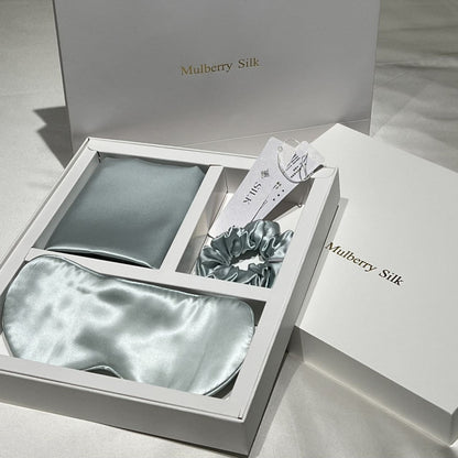Luxury Mulberry Silk Gift Set – 3-Piece, 19 Momme (SB65)