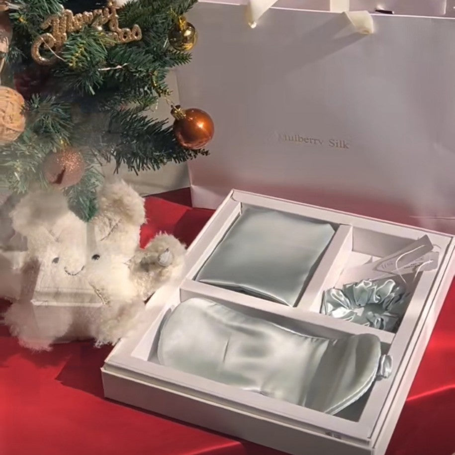 Luxury Mulberry Silk Gift Set – 3-Piece, 19 Momme (SB65)