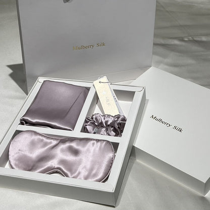 Luxury Mulberry Silk Gift Set – 3-Piece, 19 Momme (SB65)