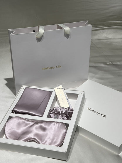 Luxury Mulberry Silk Gift Set – 3-Piece, 19 Momme (SB65)