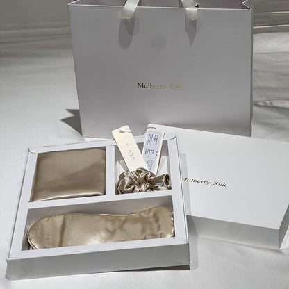 Luxury Mulberry Silk Gift Set – 3-Piece, 19 Momme (SB65)