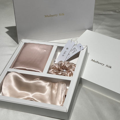 Luxury Mulberry Silk Gift Set – 3-Piece, 19 Momme (SB65)
