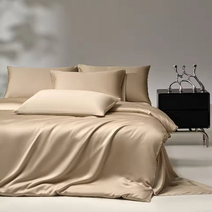6A Mulberry Silk Bedding Set – Duvet Cover, Sheet & Pillowcases (SB47)
