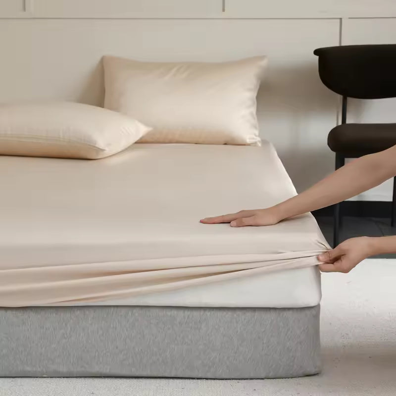 23 Momme Mulberry Silk Fitted Sheet – 30cm Deep Mattress Cover (SB60)