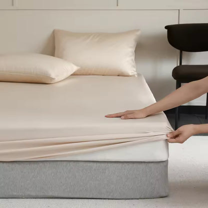 23 Momme Mulberry Silk Fitted Sheet – 30cm Deep Mattress Cover (SB60)