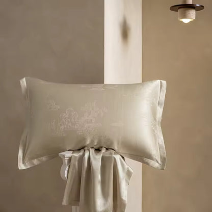 22 Momme Printed Mulberry Silk Pillowcase – 48 × 74cm (SB54)