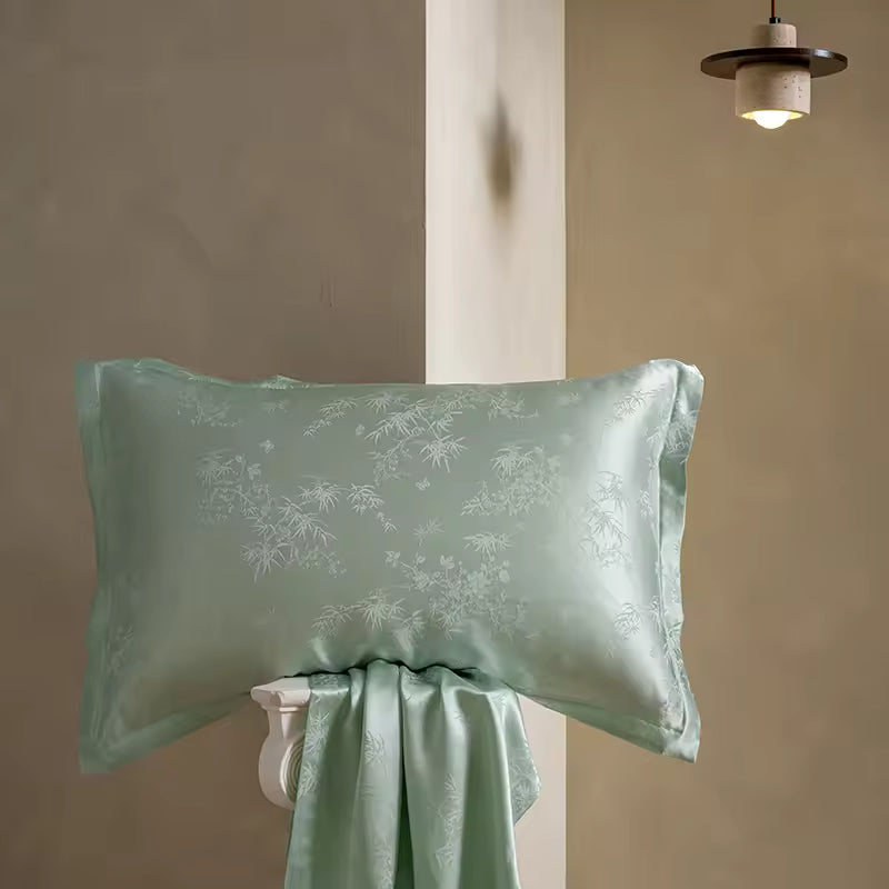 22 Momme Printed Mulberry Silk Pillowcase – 48 × 74cm (SB54)