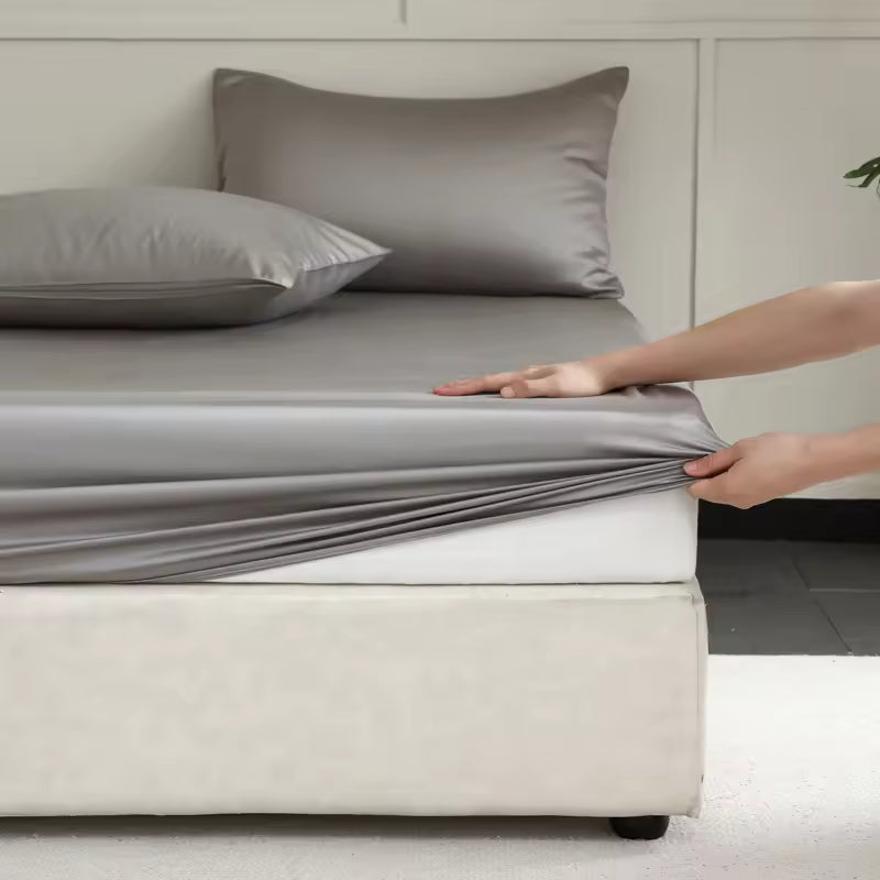 23 Momme Mulberry Silk Fitted Sheet – 30cm Deep Mattress Cover (SB60)