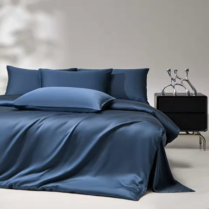6A Mulberry Silk Bedding Set – Duvet Cover, Sheet & Pillowcases (SB47)
