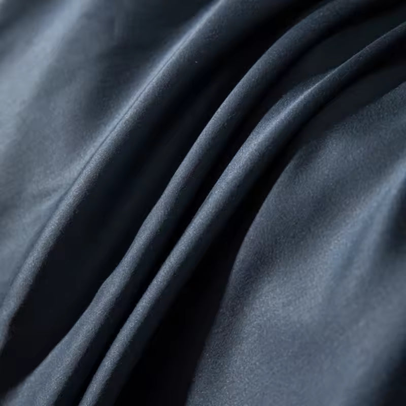 22 Momme Mulberry Silk Fitted Sheet – 25cm Deep Mattress Cover (SB48)