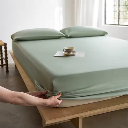 Mulberry Silk Fitted Sheet – All-Round Elastic Mattress Cover (SB59)