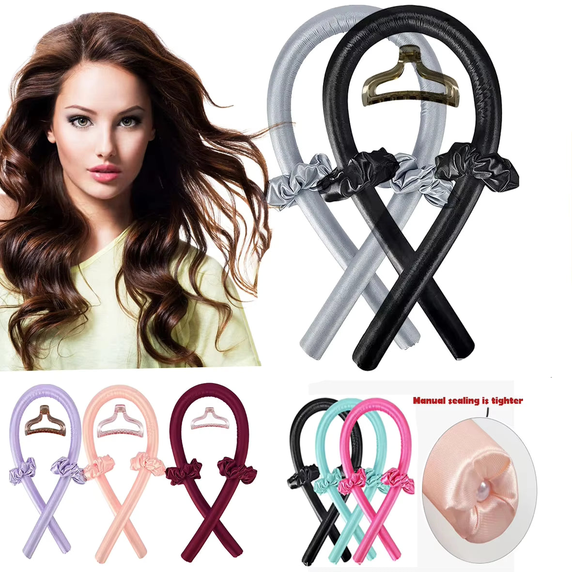 Silk Heatless Curling Headband (SB22) – main product view