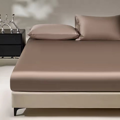 19 Momme Mulberry Silk Fitted Sheet – 25/35cm Deep Pocket (SB46)