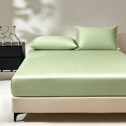 19 Momme Mulberry Silk Fitted Sheet – 25/35cm Deep Pocket (SB46)