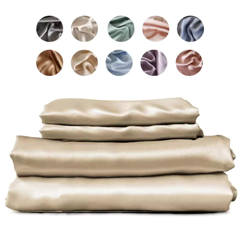 OEKO-TEX 100% Mulberry Silk Bed Sheet Set (SB45)