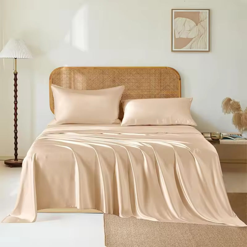 OEKO-TEX 100% Mulberry Silk Bed Sheet Set (SB45)