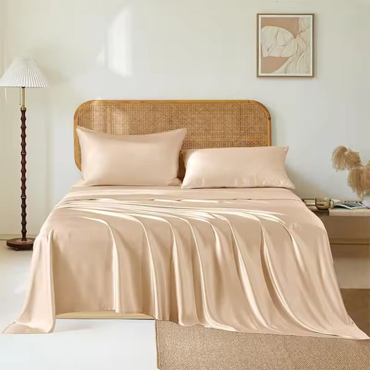 OEKO-TEX 100% Mulberry Silk Bed Sheet Set (SB45)