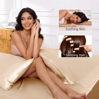 OEKO-TEX 100% Mulberry Silk Bed Sheet Set (SB45)