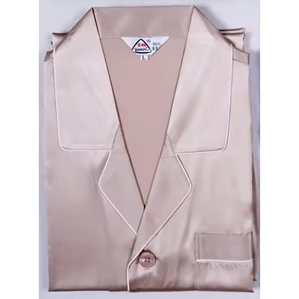 Men’s 100% Mulberry Silk Long Sleeve Pyjama Set, 19 Momme (SB36)