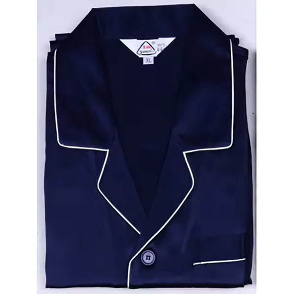 Men’s 100% Mulberry Silk Long Sleeve Pyjama Set, 19 Momme (SB36)
