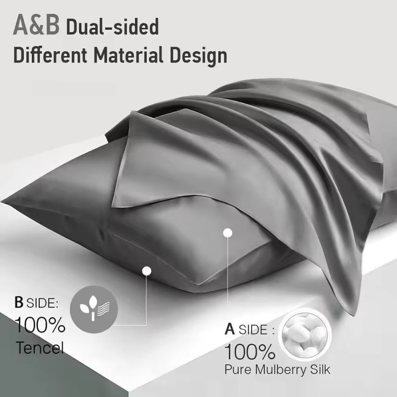 25 Momme Mulberry Silk Pillowcase – Envelope Closure (SB57)