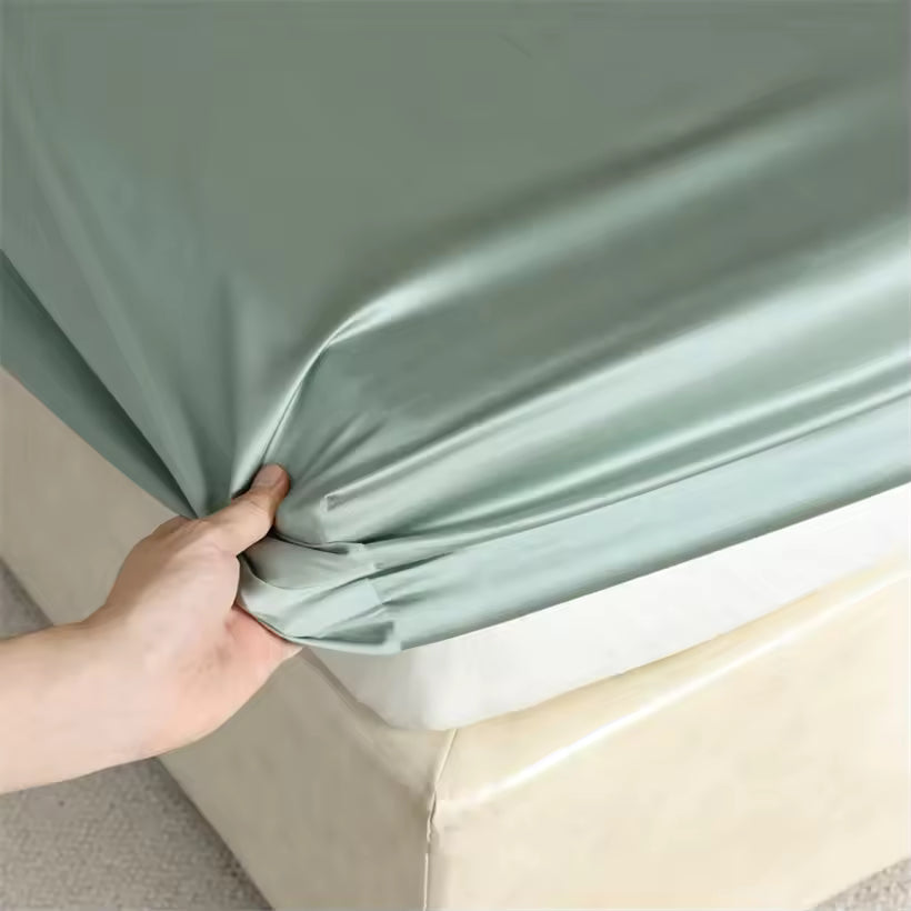 23 Momme Mulberry Silk Fitted Sheet – 30cm Deep Pocket (SB52)