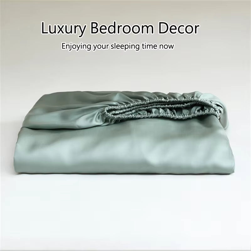23 Momme Mulberry Silk Fitted Sheet – 30cm Deep Pocket (SB52)