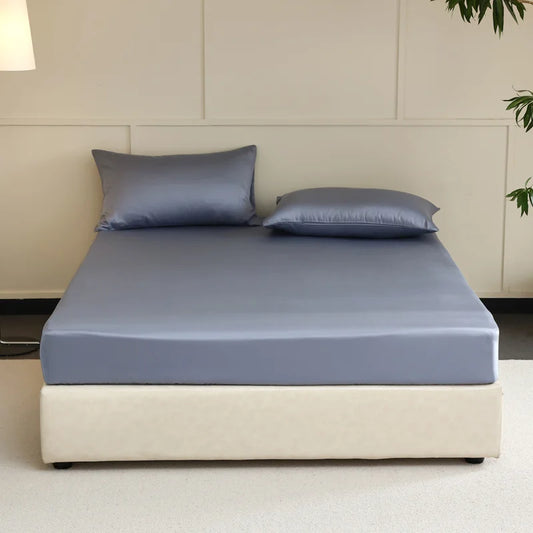 100% Mulberry Silk Fitted Sheet with Elasticated Corners (SB13)