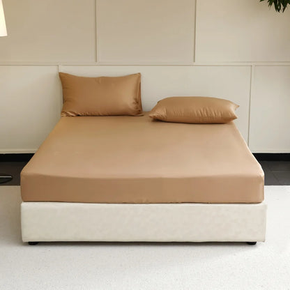100% Mulberry Silk Fitted Sheet with Elasticated Corners (SB13)