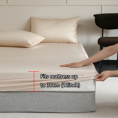 100% Mulberry Silk Fitted Sheet with Elasticated Corners (SB13)