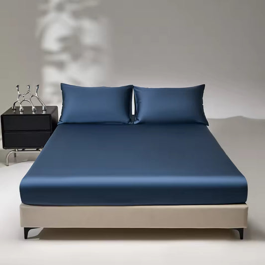 19 Momme Mulberry Silk Fitted Sheet – 25/35cm Deep Pocket (SB46)