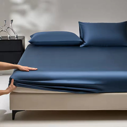 19 Momme Mulberry Silk Fitted Sheet – 25/35cm Deep Pocket (SB46)