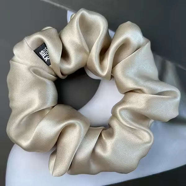 100% Mulberry Silk Oversized Scrunchies, 19 Momme (SB17)