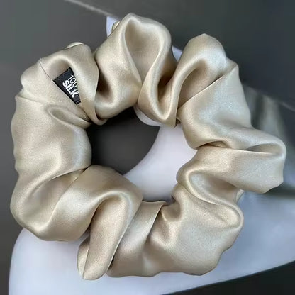 100% Mulberry Silk Oversized Scrunchies, 19 Momme (SB17)