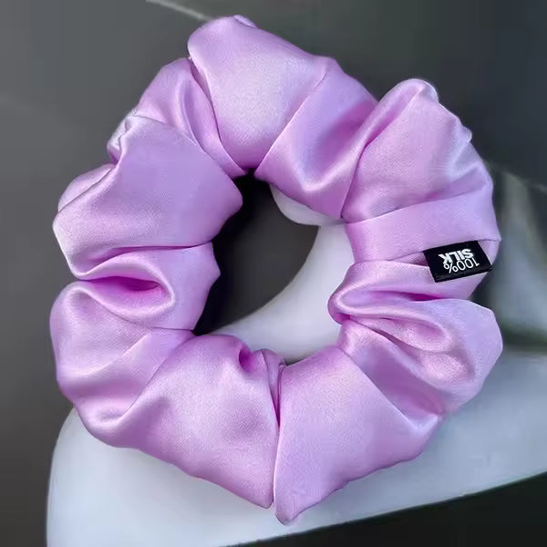 100% Mulberry Silk Oversized Scrunchies, 19 Momme (SB17)