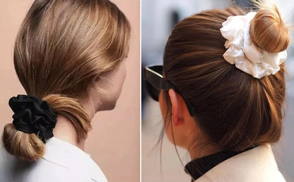 100% Mulberry Silk Oversized Scrunchies, 19 Momme (SB17)