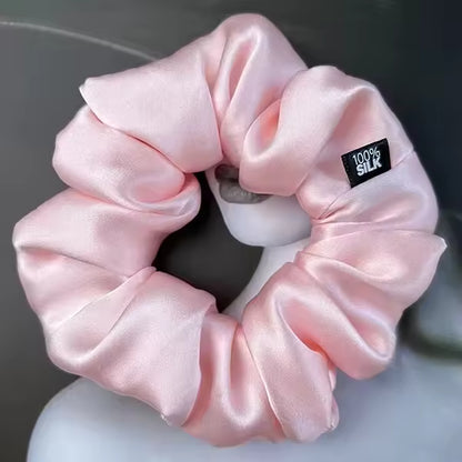 100% Mulberry Silk Oversized Scrunchies, 19 Momme (SB17)