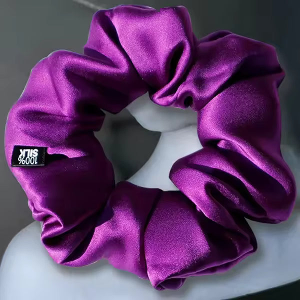 100% Mulberry Silk Oversized Scrunchies, 19 Momme (SB17)