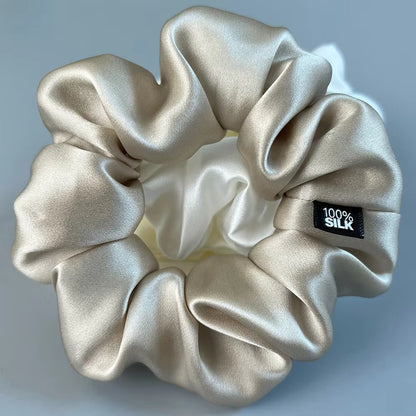 100% Mulberry Silk Oversized Scrunchies, 19 Momme (SB17)