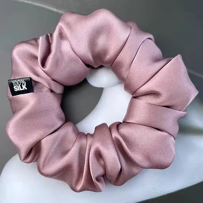 100% Mulberry Silk Oversized Scrunchies, 19 Momme (SB17)
