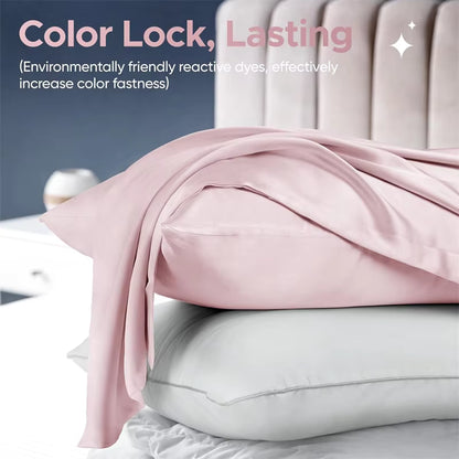 2-Piece 23 Momme Mulberry Silk Pillowcase Set – Envelope Closure (SB61)