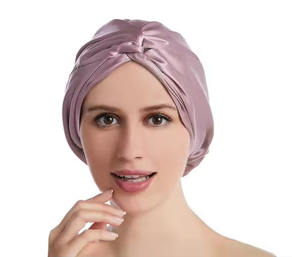 100% Mulberry Silk Twist Sleep Turban for Curls (SB27)