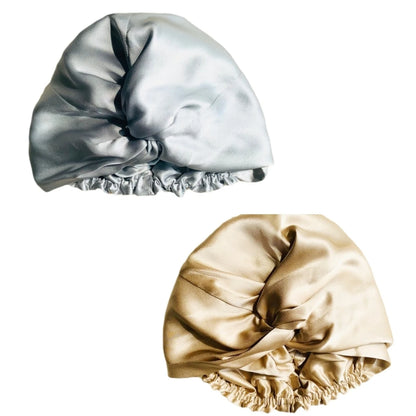100% Mulberry Silk Twist Sleep Turban for Curls (SB27)